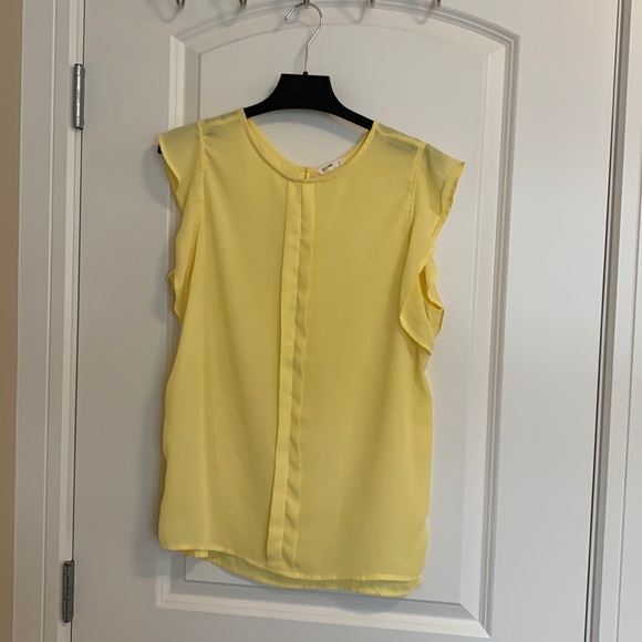 Calliope yellow sleeveless top, large - Picture 2 of 4